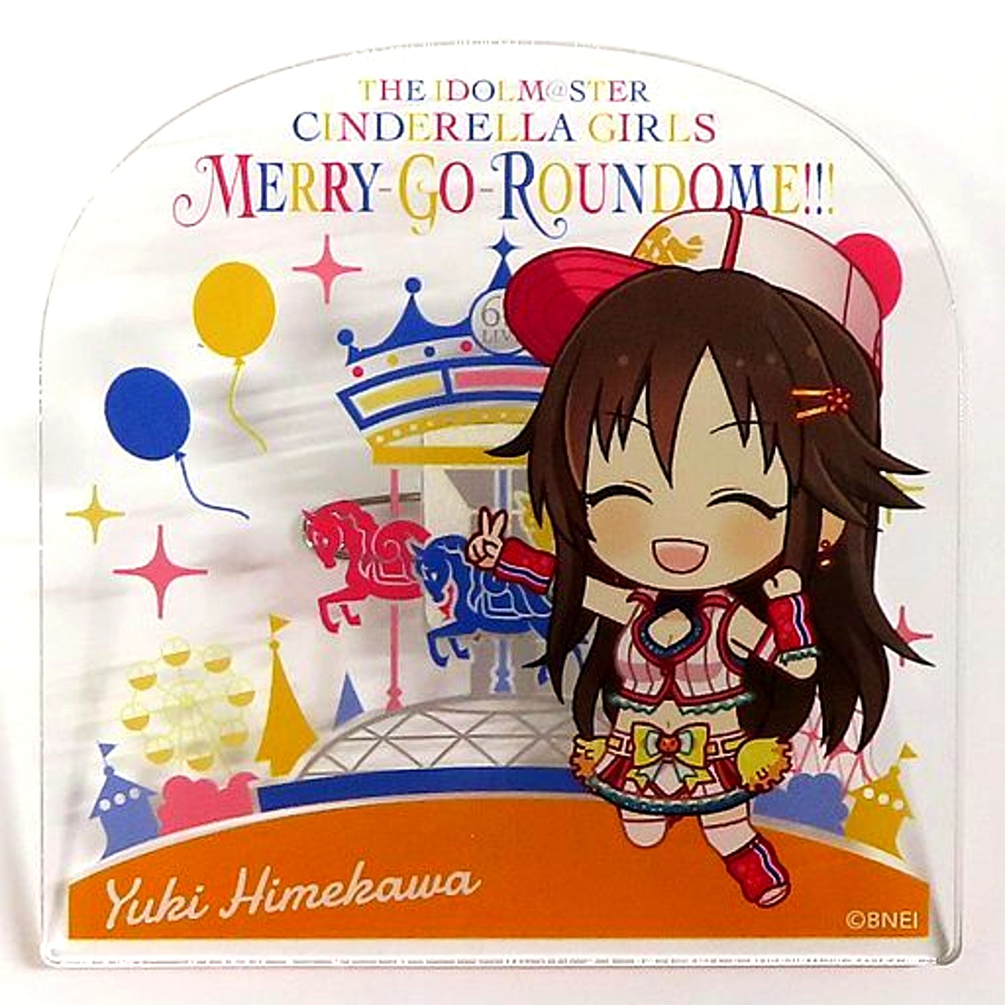 Yuki Himekawa Official Produce Badge The Idolmaster Cinderella Girls 6th Live Merry-Go-Roundome!!! [USED]
