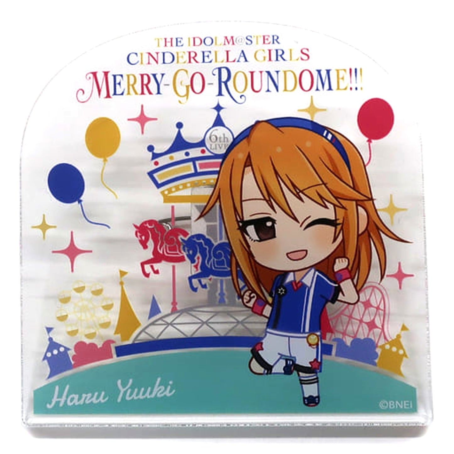 THE IDOLM@STER Cinderella Girls Haru Yuki Official Produce Badge 6th Live Merry-Go-Roundome!!! Limited Buttons [USED]
