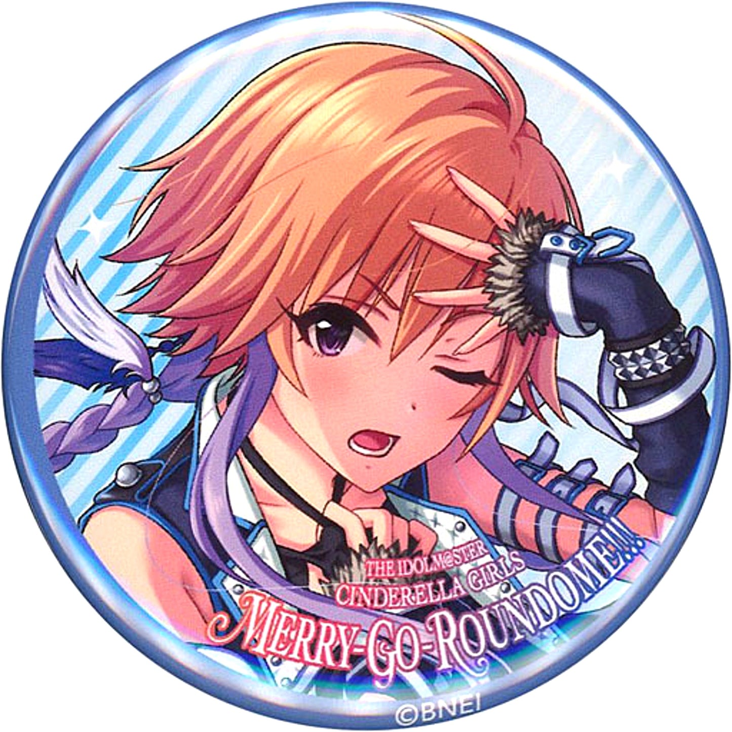 Asuka Ninomiya The Idolmaster Cinderella Girls 6th Live Merry-Go-Roundome!!! Official Trading Badge Cool [USED]