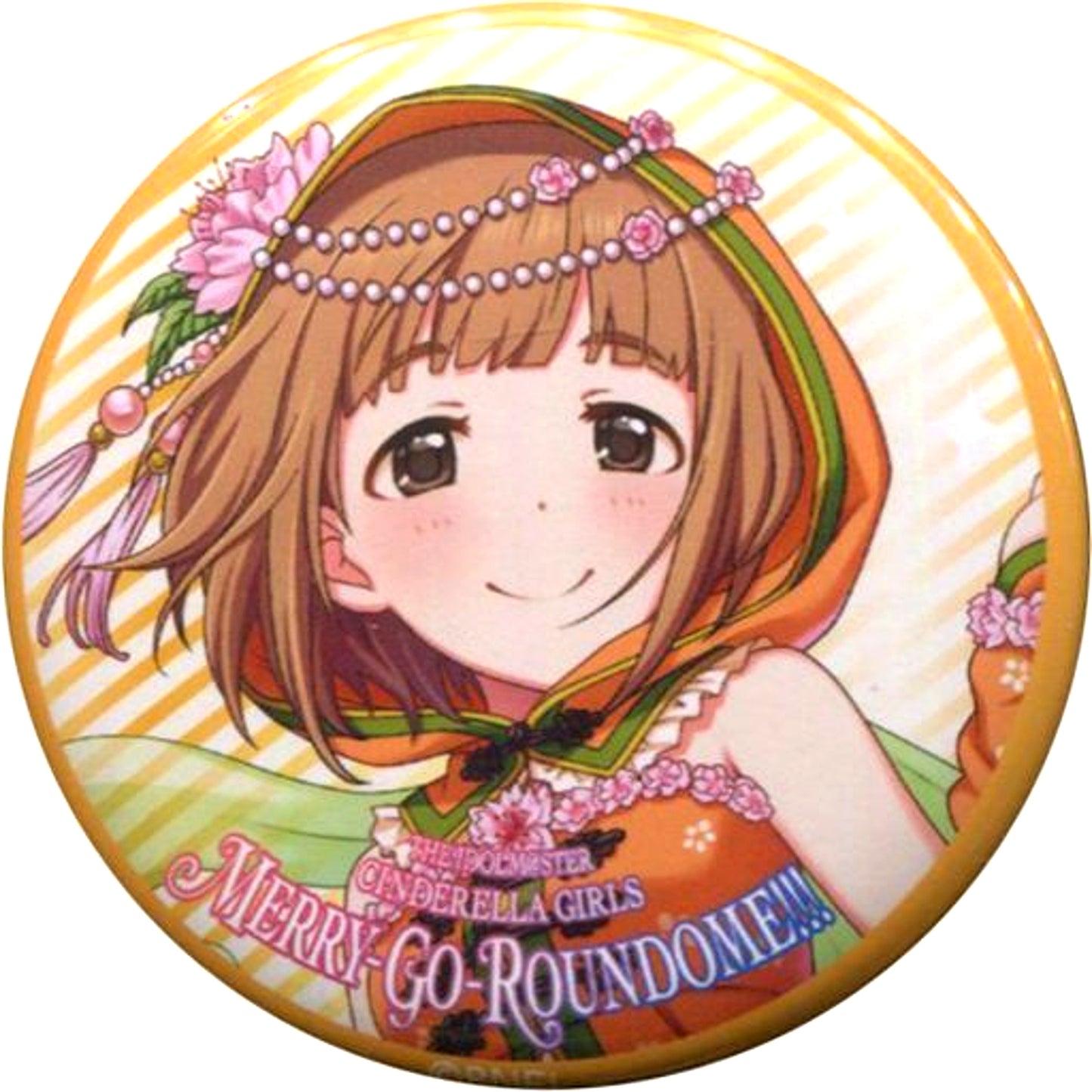 Yuzu Kitami The Idolmaster Cinderella Girls 6th Live Merry-Go-Roundome!!! Official Trading Badge Passion [USED]