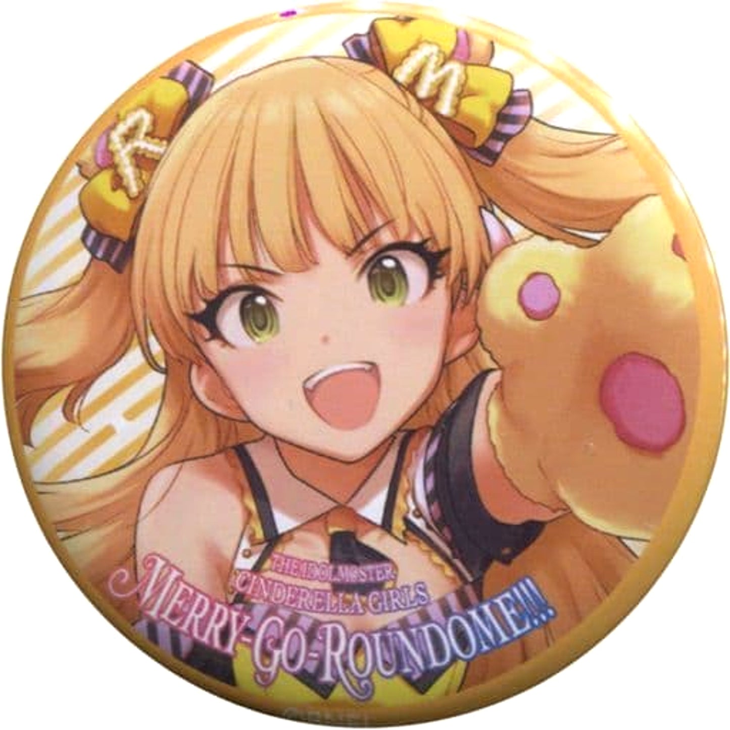 Rika Jougasaki THE IDOLM@STER Cinderella Girls Official Random Button Passion 6th Live Merry-Go-Roundome!!! Limited [USED]