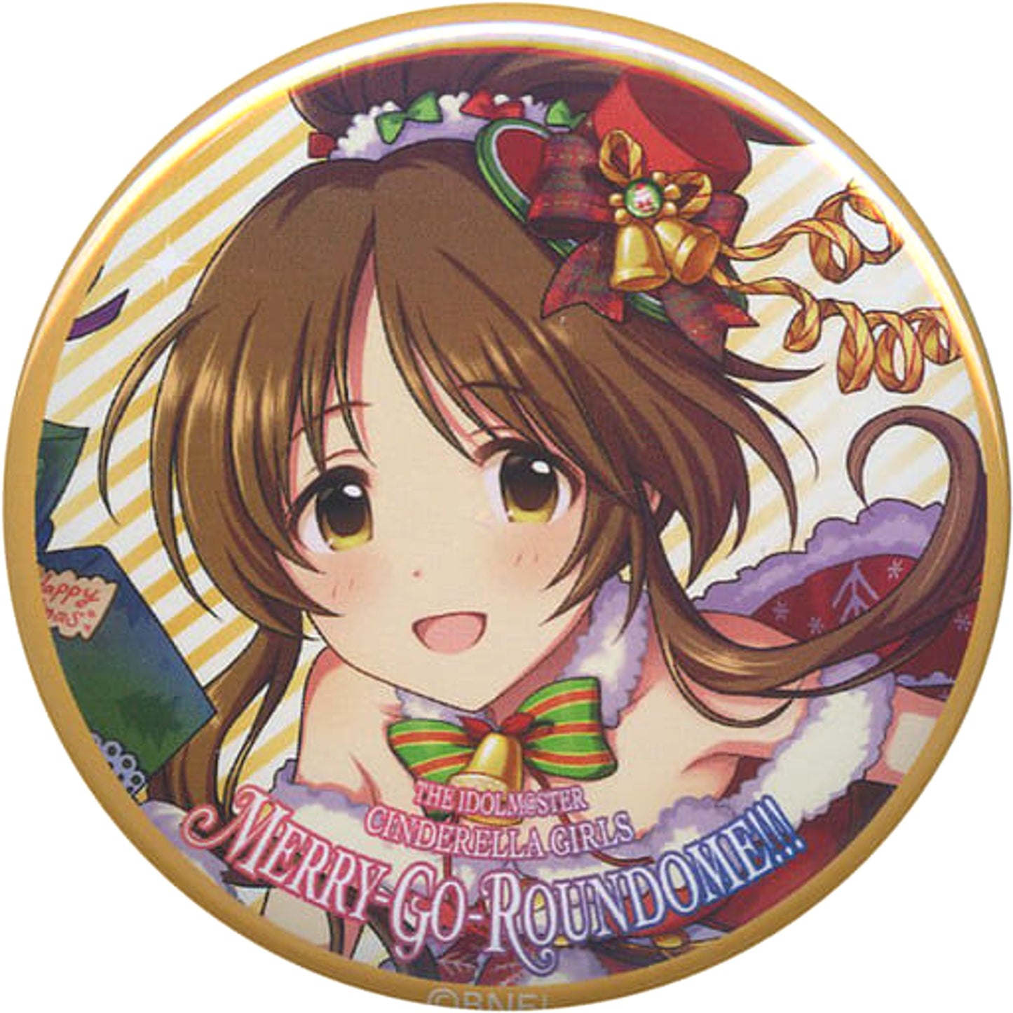 THE IDOLM@STER Cinderella Girls Aiko Takamori Official Trading Can Badge Passion 6th Live Merry-Go-Roundome!!! Limited Buttons [USED]