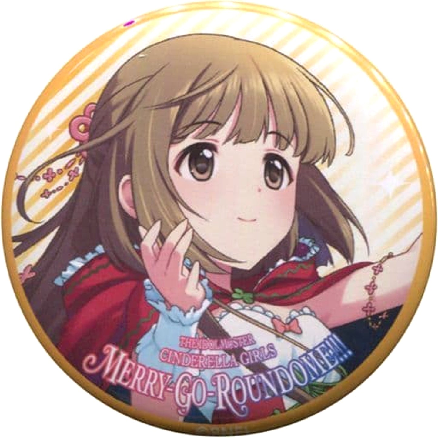 THE IDOLM@STER Cinderella Girls Yoshino Yorita Official Trading Can Badge Passion 6th Live Merry-Go-Roundome!!! Limited Buttons [USED]