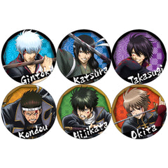 Gintama Gintoki Sakata & Others 3D Can Badge All 6 Types Set Buttons [USED]