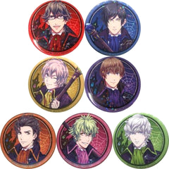 Uta no Prince Sama: Maji Love Kingdom Eiichi Otori & Others Character Badge Collection RAGING Ver. Mysterious Halloween Night Limited All 7 Types Set Buttons [USED]