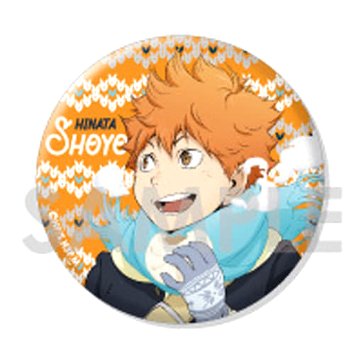 Haikyu!! Shoyo Hinata Trading Can Badge Autumn & Winter Buttons [USED]