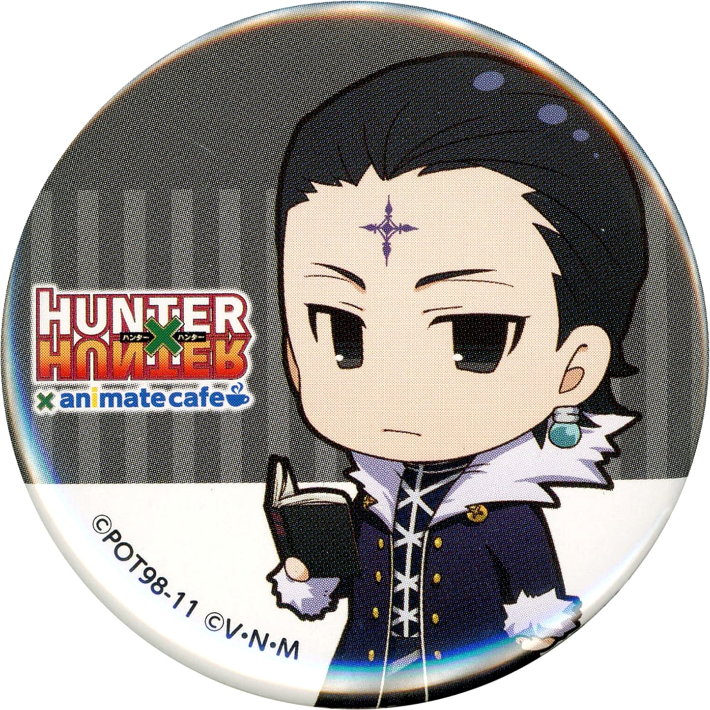 Hunter x Hunter Chrollo Lucilfer Trading Can Badge animatecafe Vol.3 Phantom Troupe Part 2 Limited Buttons [USED]