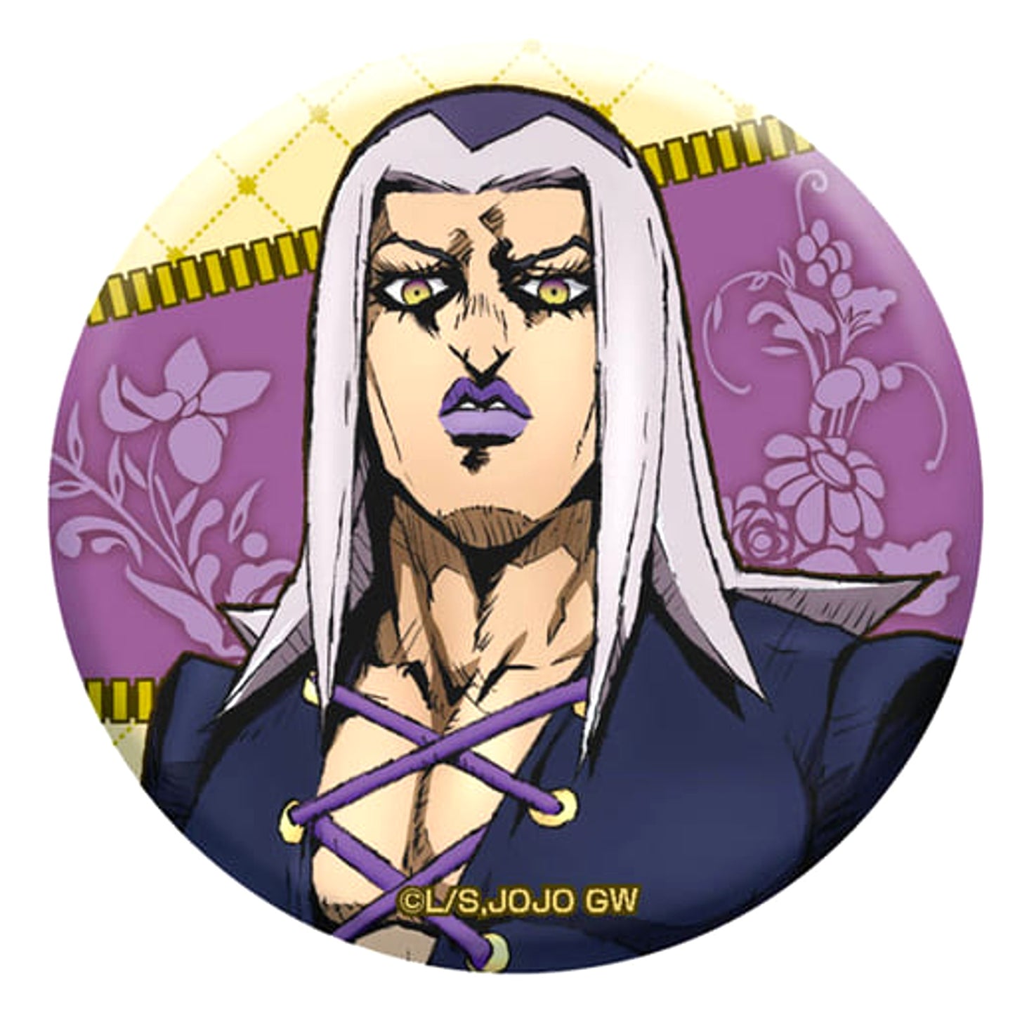 JoJo's Bizarre Adventure Part 5: Golden Wind Leone Abbacchio Can Badge Collection Vol.2 Buttons [USED]