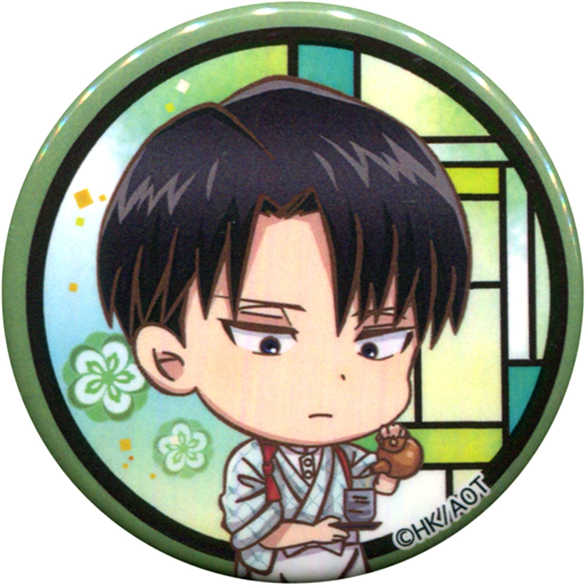 Levi Cafe Attack on Titan in SWEETS PARADISE Trading Badge [USED]