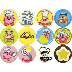 Kirby Kirby & Others Embroidery Badge Collection Kirby Cafe 2018 Limited All 12 Types Set Buttons [USED]