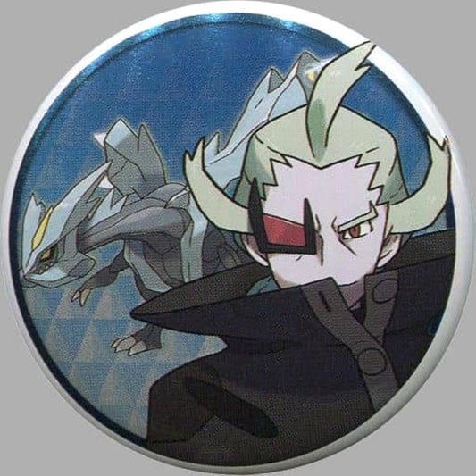 Pokemon Ghetsis Kyurem Can Badge Collection Unova Region Arc B Pokemon Center Limited Buttons [USED]
