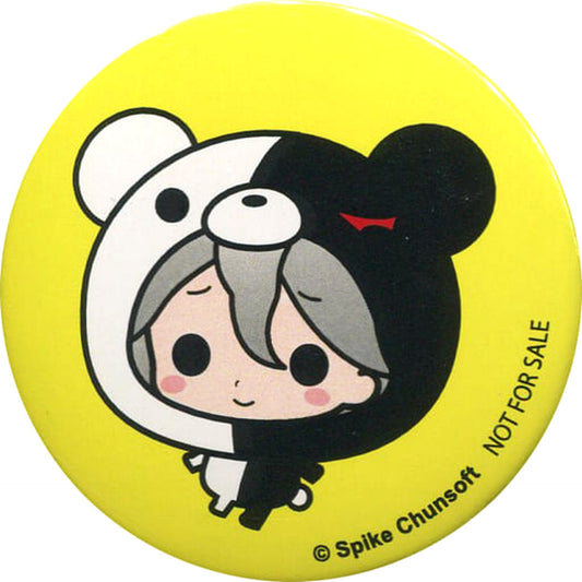 Danganronpa 2: Goodbye Despair Nagito Komaeda Monokuma Kigurumi Original Can Badge Plus animate Limited Box Purchase Privilege Buttons [USED]