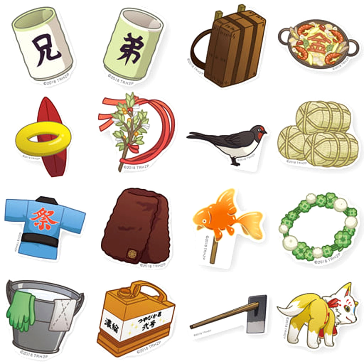 Zoku Touken Ranbu Hanamaru Yubi no Ue no Komono! Vol.4 All 16 Types Set Buttons [USED]
