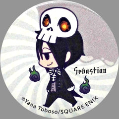 Black Butler Sebastian Michaelis Halloween Can Badge Funtom Cafe Halloween Party Limited Buttons [USED]