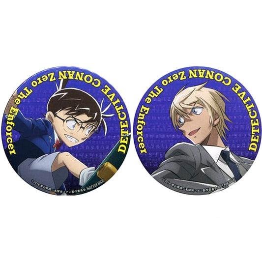 Conan & Amuro Original Button Set of 2 Bonus Item for Blu-ray DVD Movie Detective Conan Zero the Enforcer Chara-ani.com [USED]