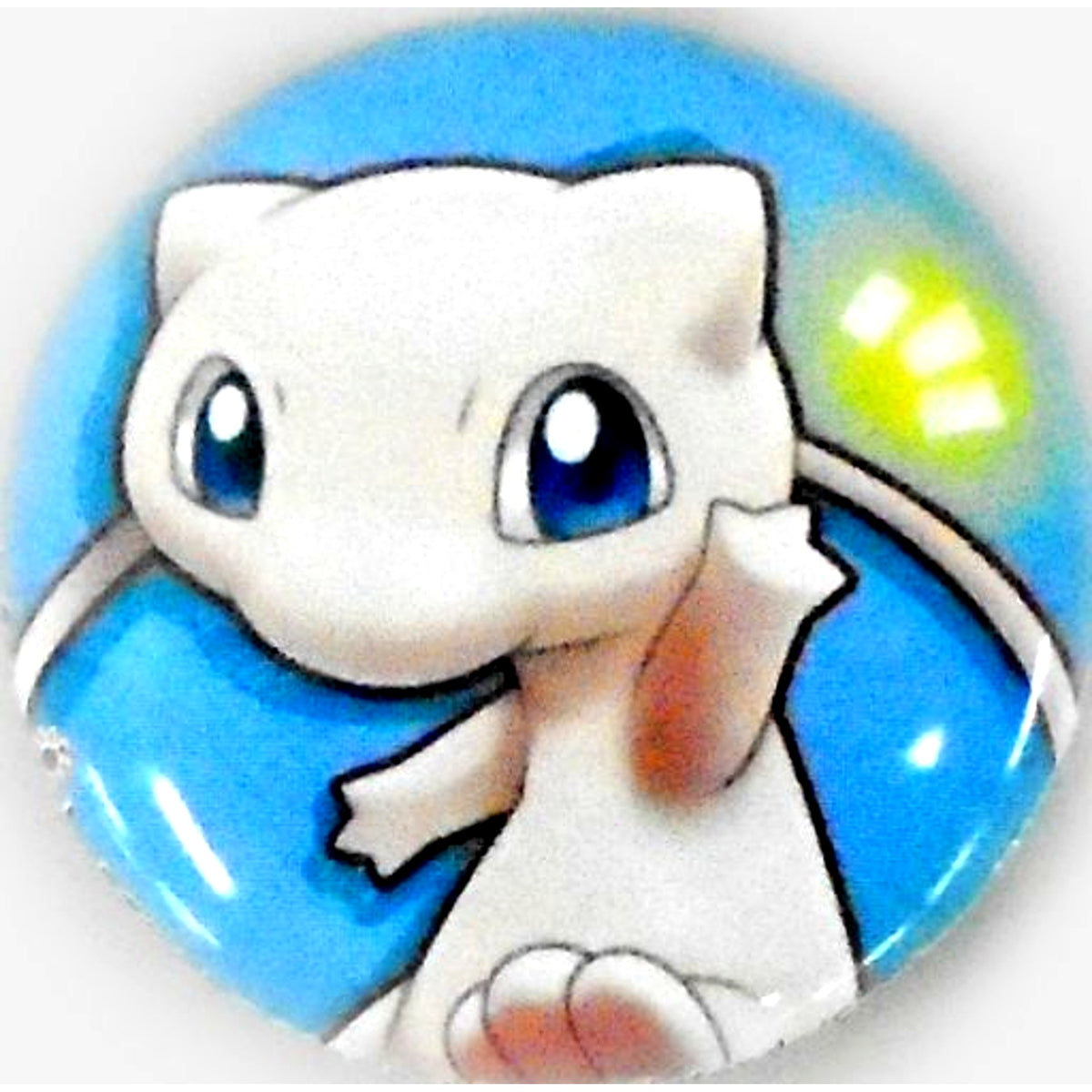 Mew MEW with YOU Button Itsumo Ouen Arigatou Pokemon Pokemon Center Limited [USED]