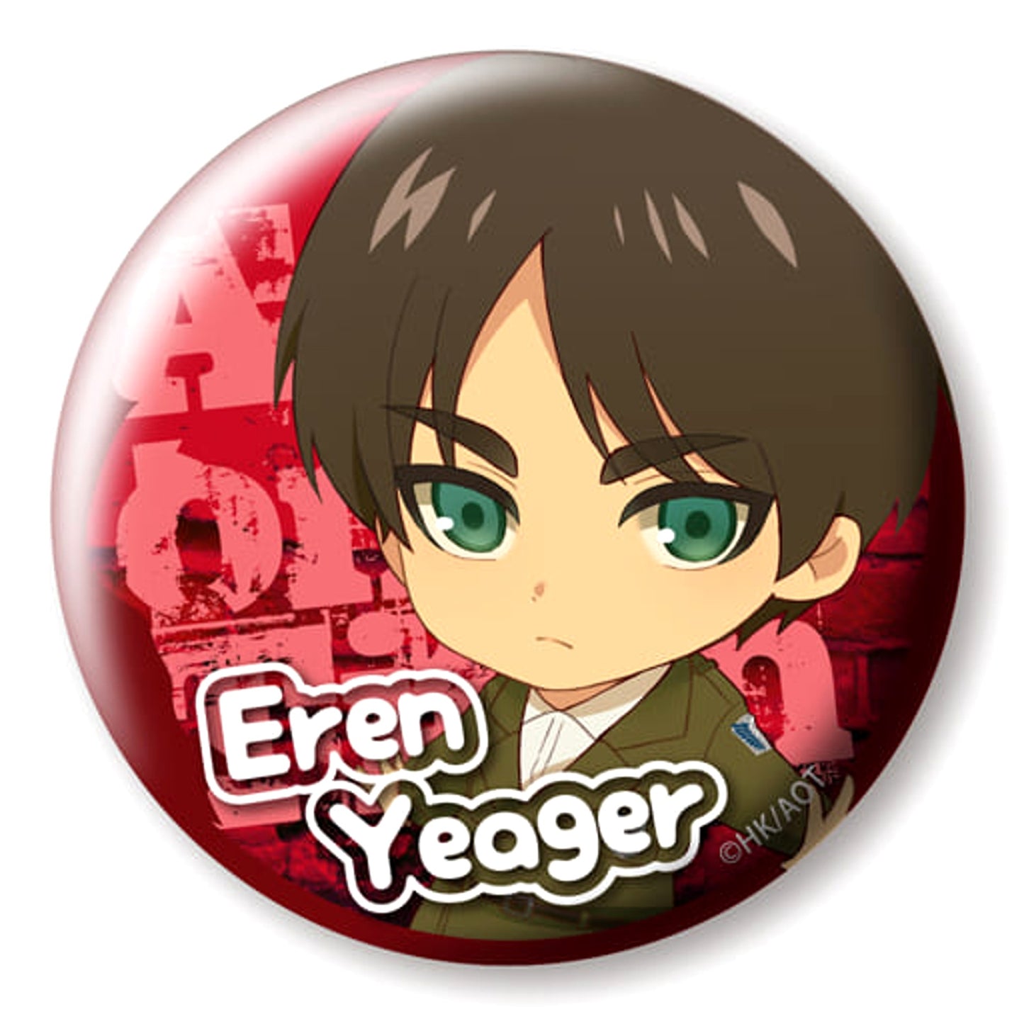 Attack on Titan Ellen Yeager Can Badge Buttons [USED]