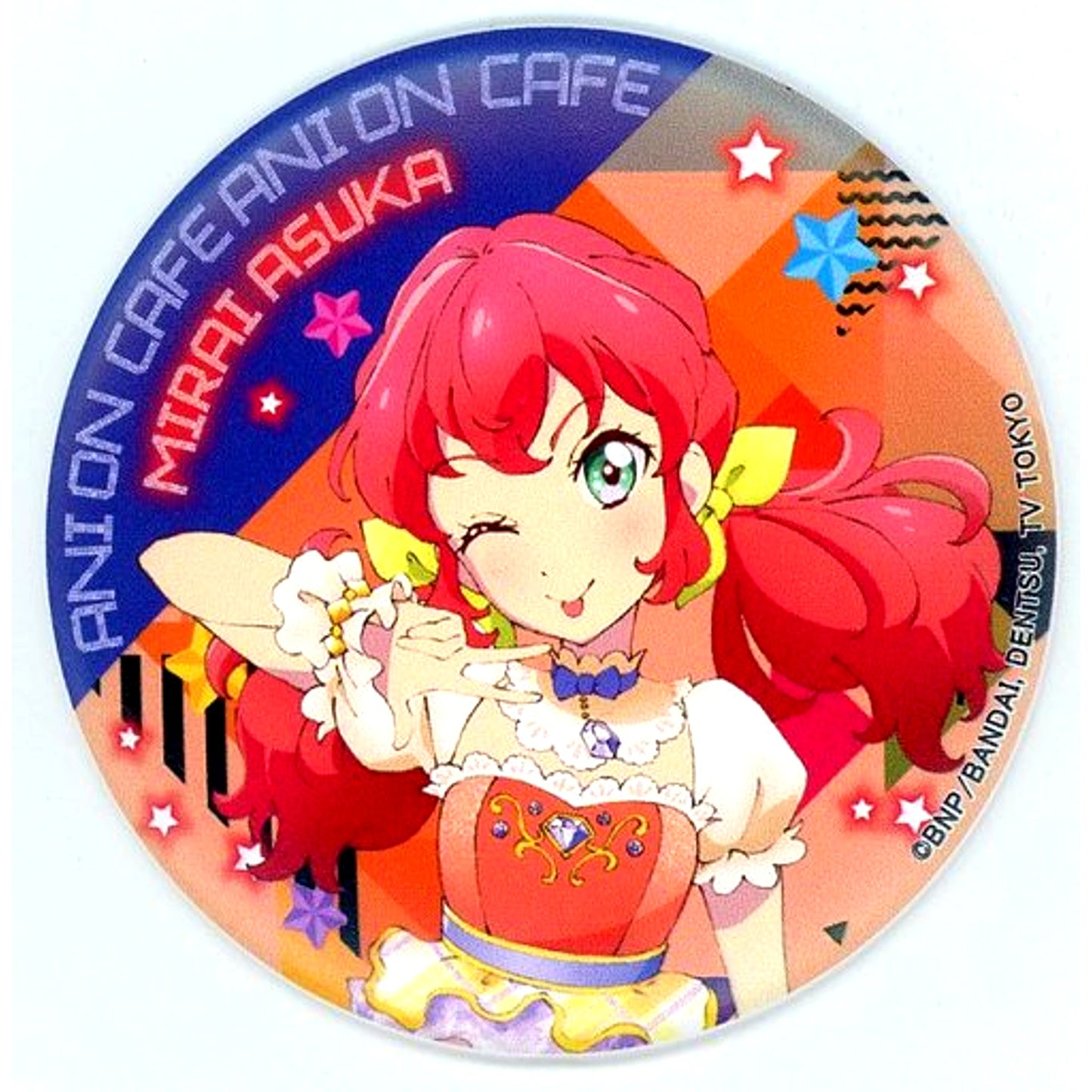 Mirai Asuka Mag Badge 4 Aikatsu! Series x AniON STATION Music Cafe Happy Halloween [USED]