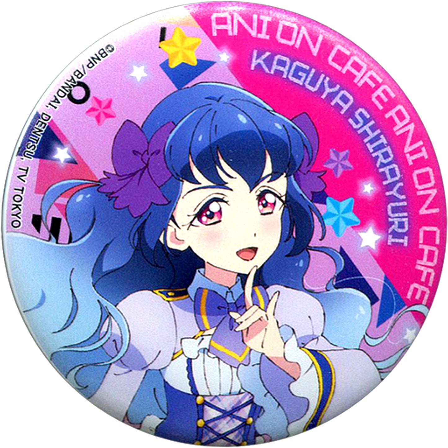 Kaguya Shirayuri Mag Badge 4 Aikatsu! Series x AniON STATION Music Cafe Happy Halloween [USED]