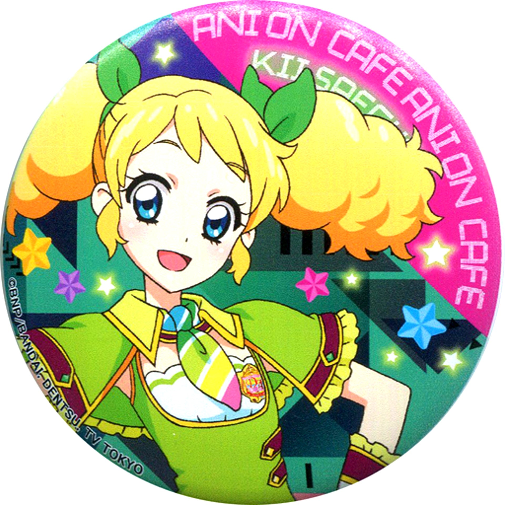 Kii Saegusa Aikatsu! Series x AniON STATION MUSIC CAFE HAPPY HALLOWEEN Mag Button 6 [USED]