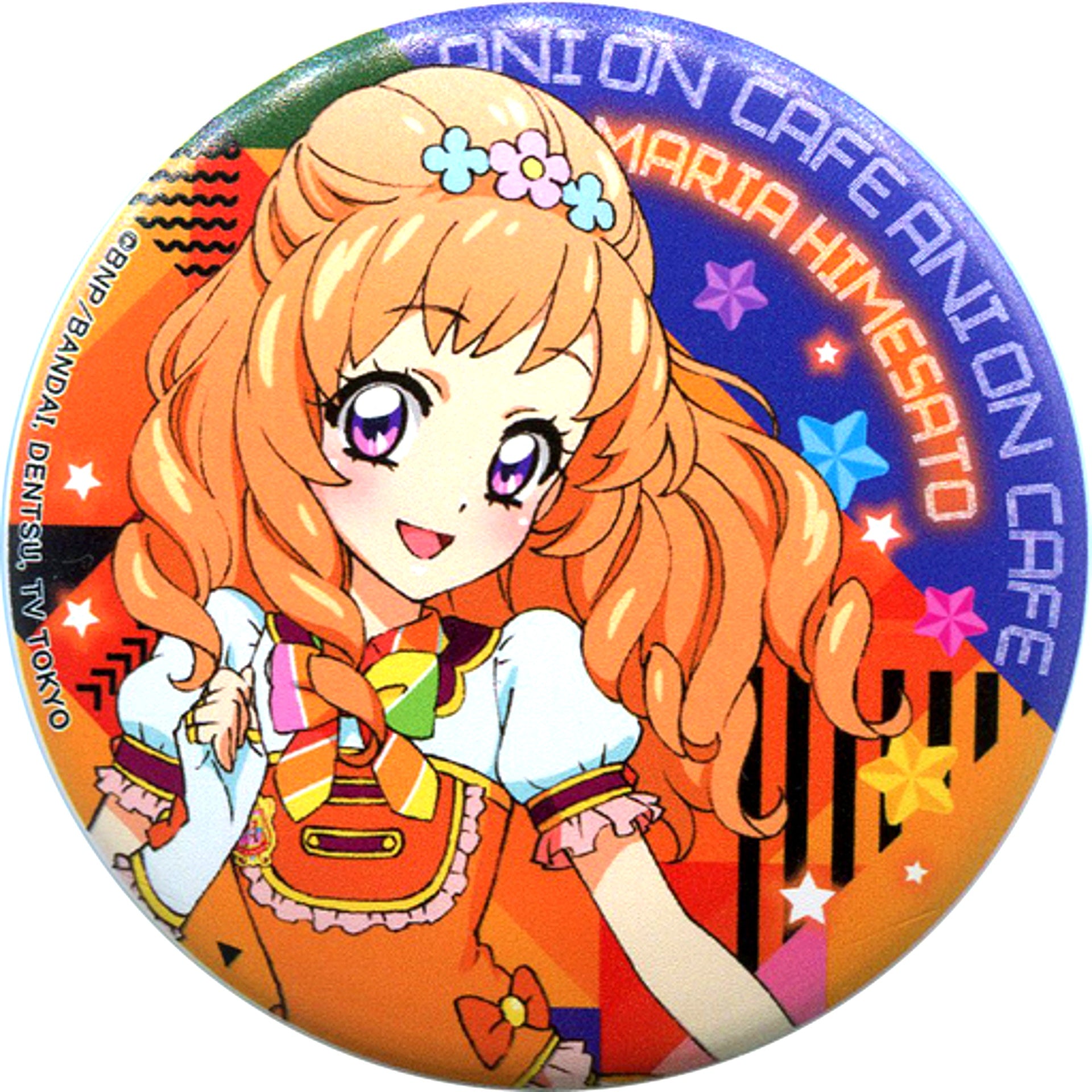 Maria Himesato Mag Badge 6 Aikatsu! Series x AniON STATION Music Cafe Happy Halloween [USED]
