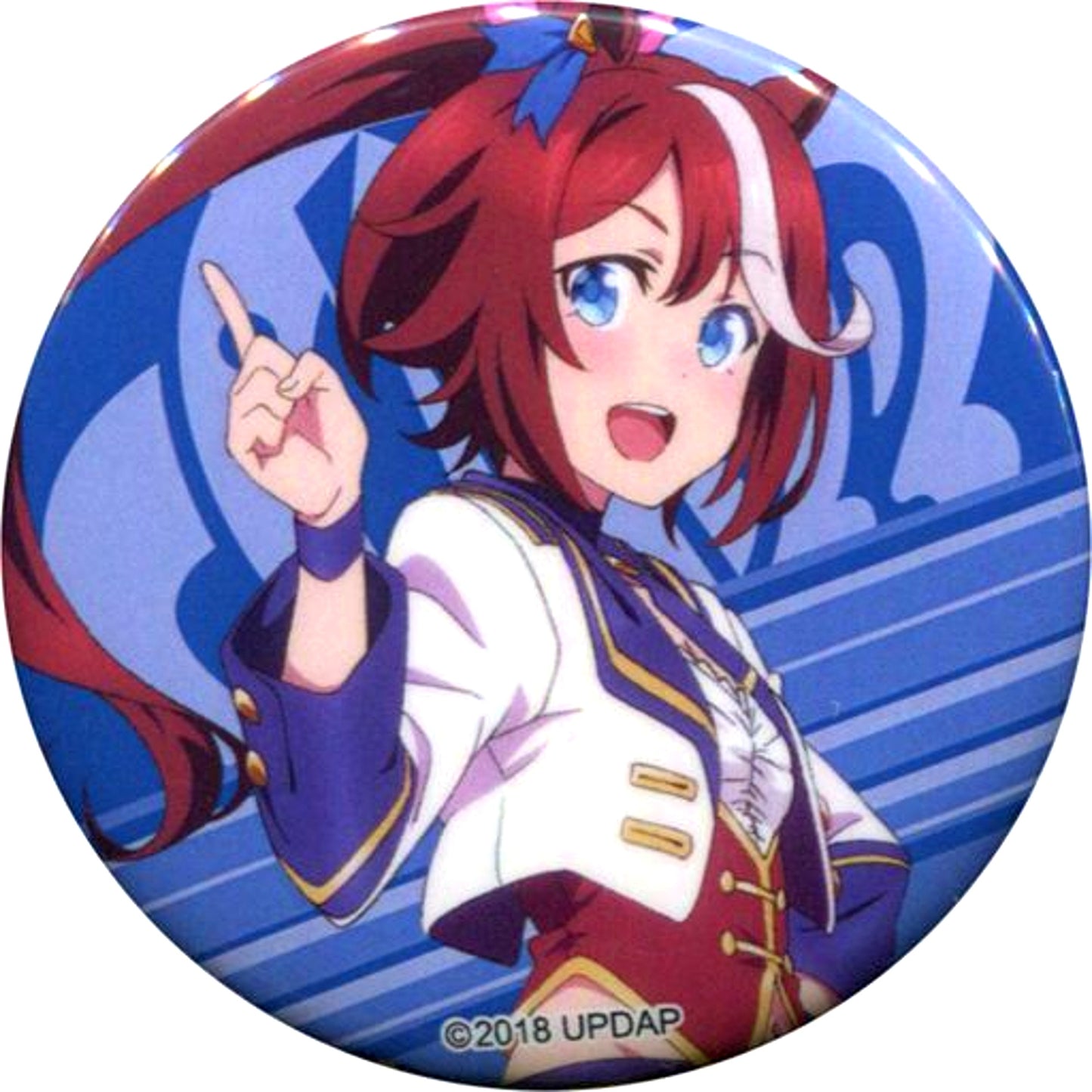 Tokai Teio Uma Musume Pretty Derby Trading Button 2nd EVENT Sound Fanfare! [USED]
