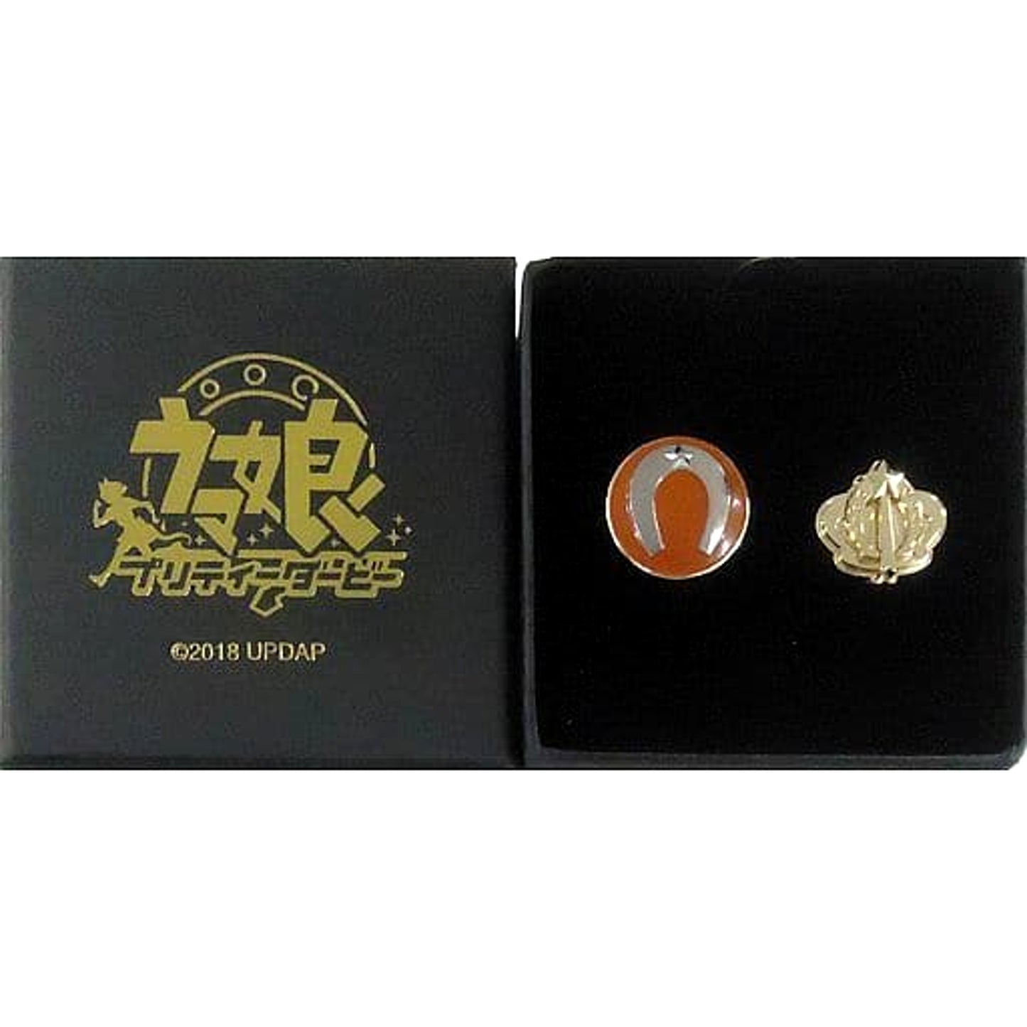 Umamusume: Pretty Derby Trainer's Proof Lapel Pin 2nd Event Sound Fanfare! Limited 2 Types set Buttons [USED]