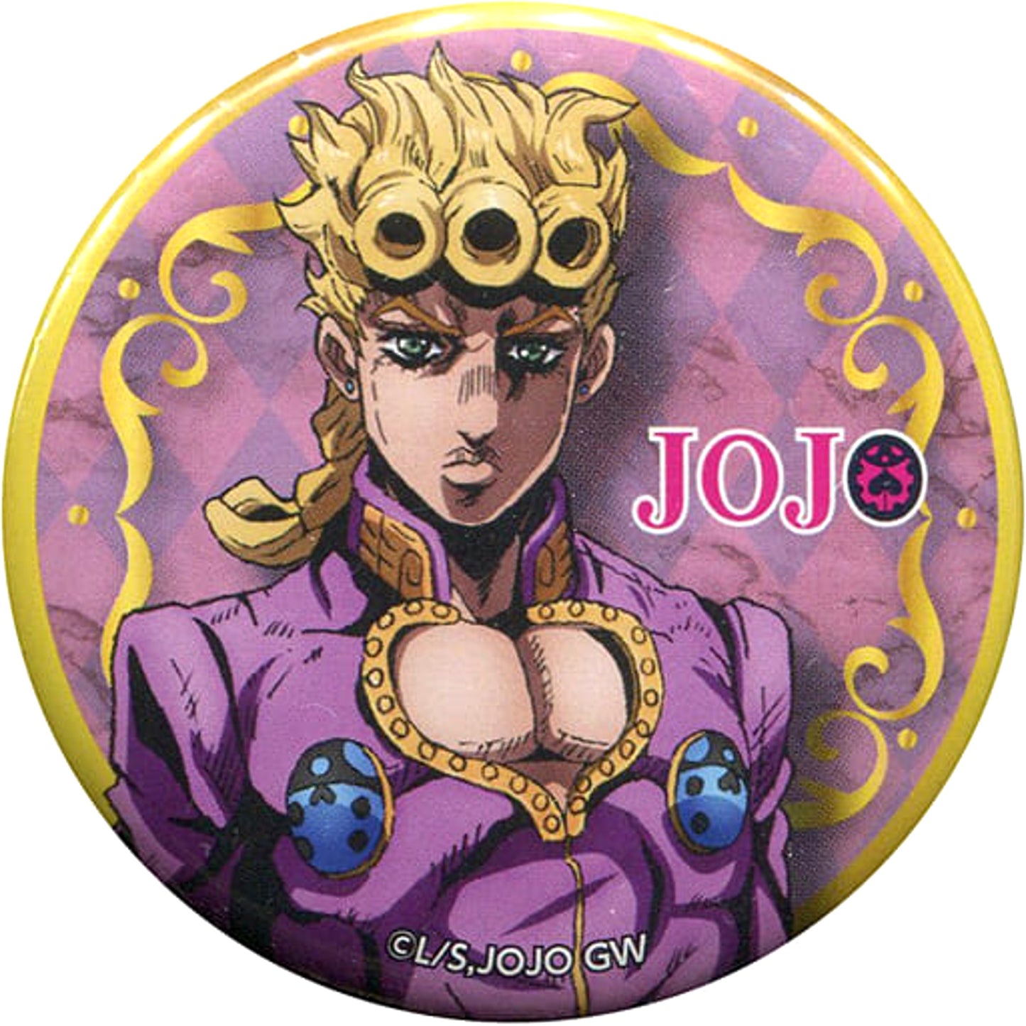 Giorno Giovanna JoJo's Bizarre Adventure Part 5: Golden Wind Random Button Lumine Limited [USED]