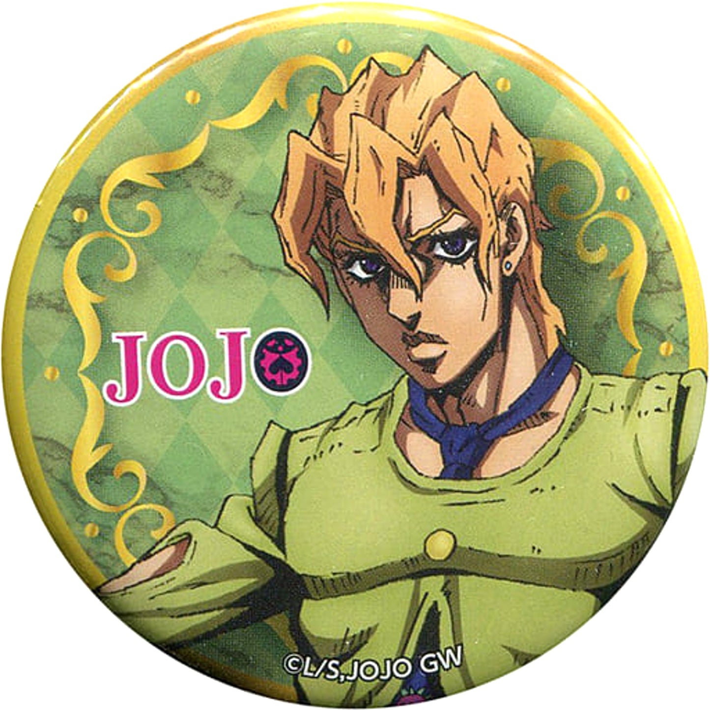 JoJo's Bizarre Adventure Part 5: Golden Wind Pannacotta Fugo Trading Can Badge Lumine Limited Buttons [USED]