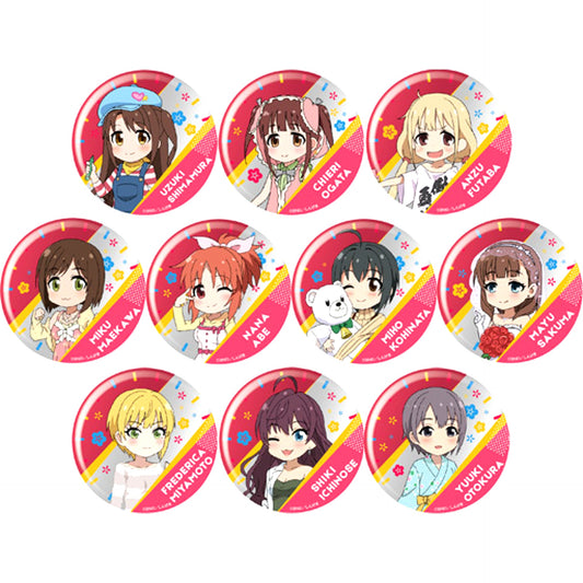 Set of 10 Idolmaster Cinderella Girls Theater Character Button Collection Cute Vol.1 [USED]