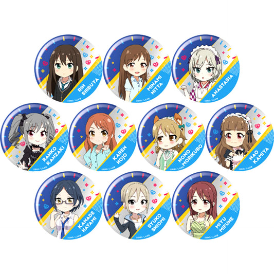 Set of 10 Idolmaster Cinderella Girls Theater Character Button Collection Cool Vol.1 [USED]