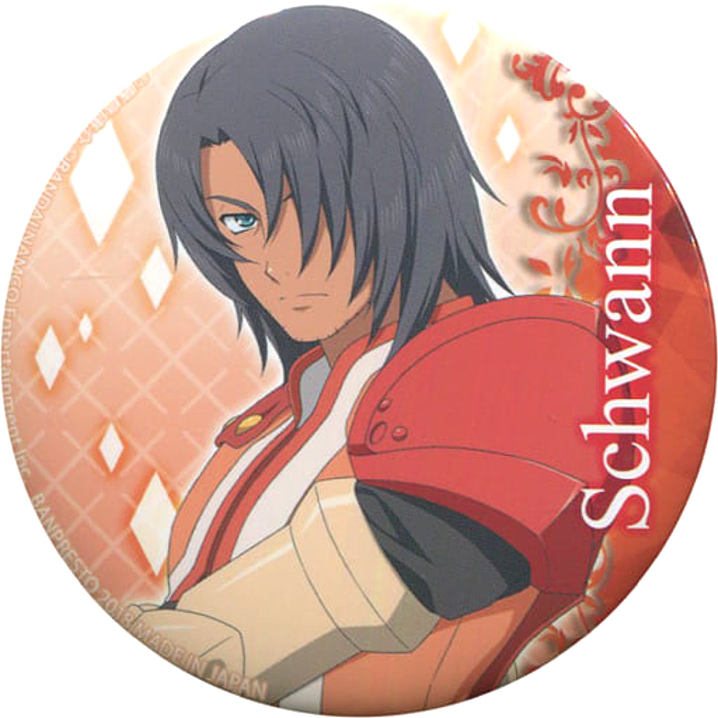 Tales of Series Schwan Ortlein Can Badge Part2 Amusement Ichiban Cafe 2018 Autumn Limited Buttons [USED]
