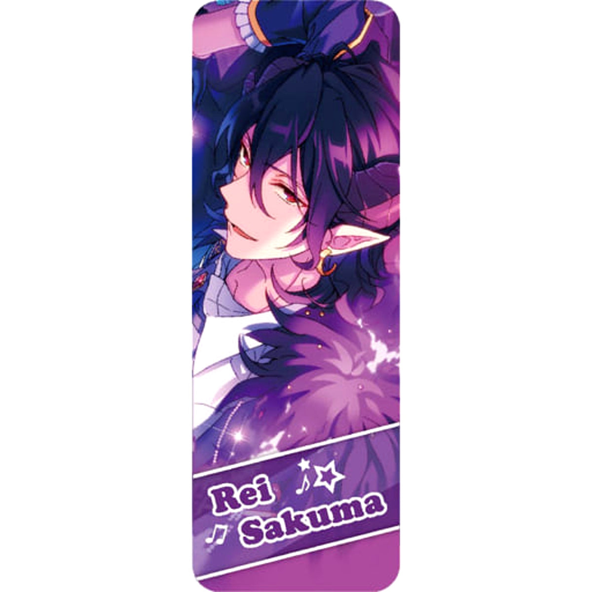 Ensemble Stars! Rei Sakuma Devil's Tactics Long Can Badge Collection 10 Box Purchase Privilege Buttons [USED]