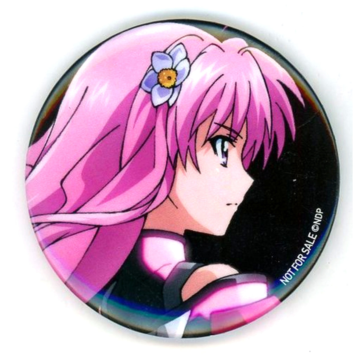Kirie Florian Original Button Magical Girl Lyrical Nanoha Detonation x K x P Cafe Collaboration Menu Order Bonus [USED]