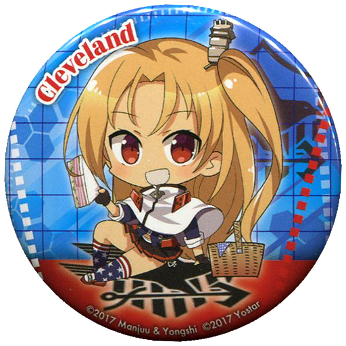 Cleveland Azur Lane Button Collection [USED]