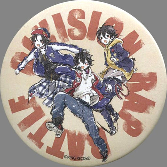 Hypnosis Mic: Division Rap Battle Buster Bros!!! Pause Graph Art Design Can Badge 02 Buttons [USED]
