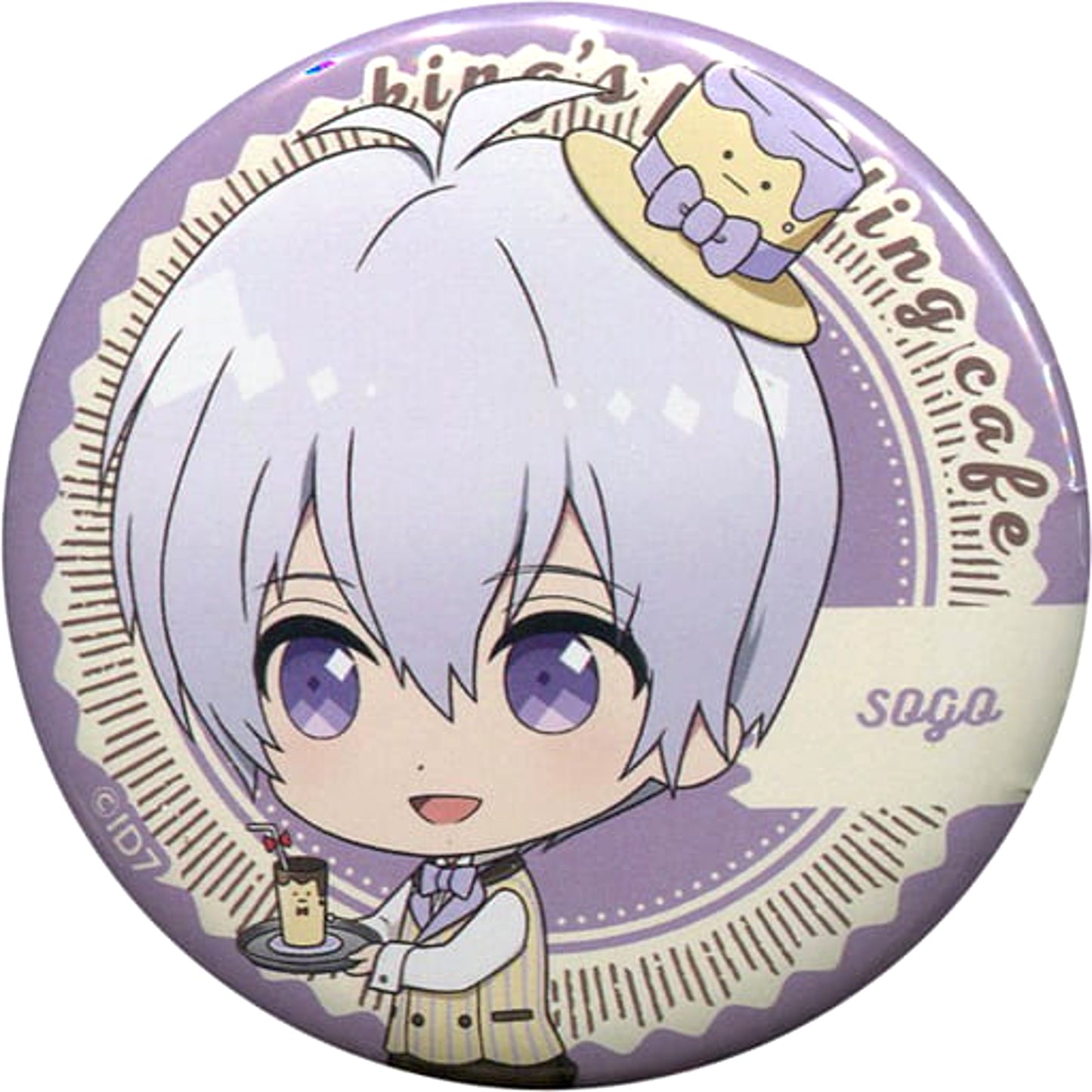 Sogo Osaka IDOLiSH7 Random Button King Pudding Cafe Ver. animate cafe Limited [USED]
