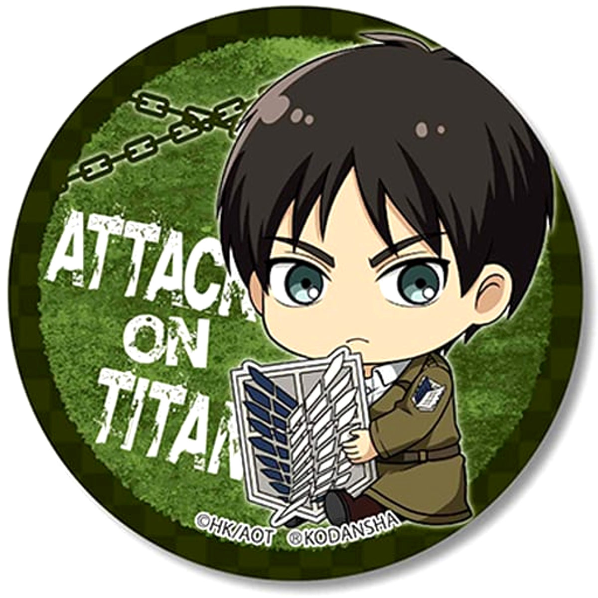 Attack on Titan Season 3 Ellen Yeager The Scout Regiment Gyugyutto Can Badge Buttons [USED]