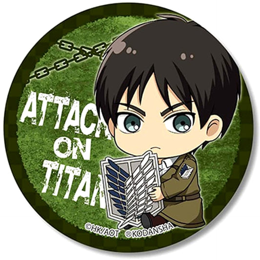 Attack on Titan Season 3 Ellen Yeager The Scout Regiment Gyugyutto Can Badge Buttons [USED]