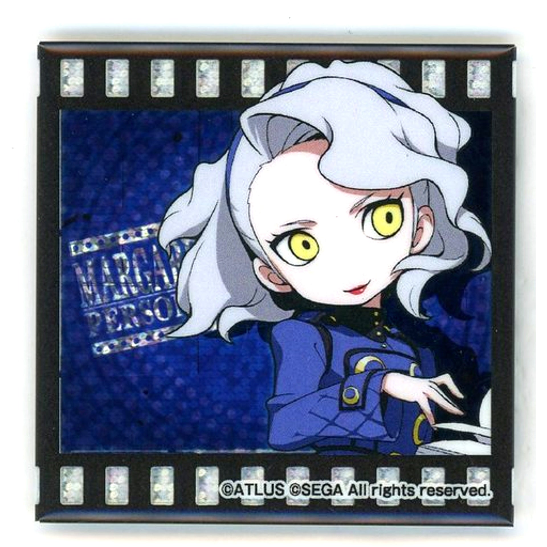 Margaret Persona Q2 New Cinema Labyrinth Square Holo Button A Sega Collabo Cafe [USED]