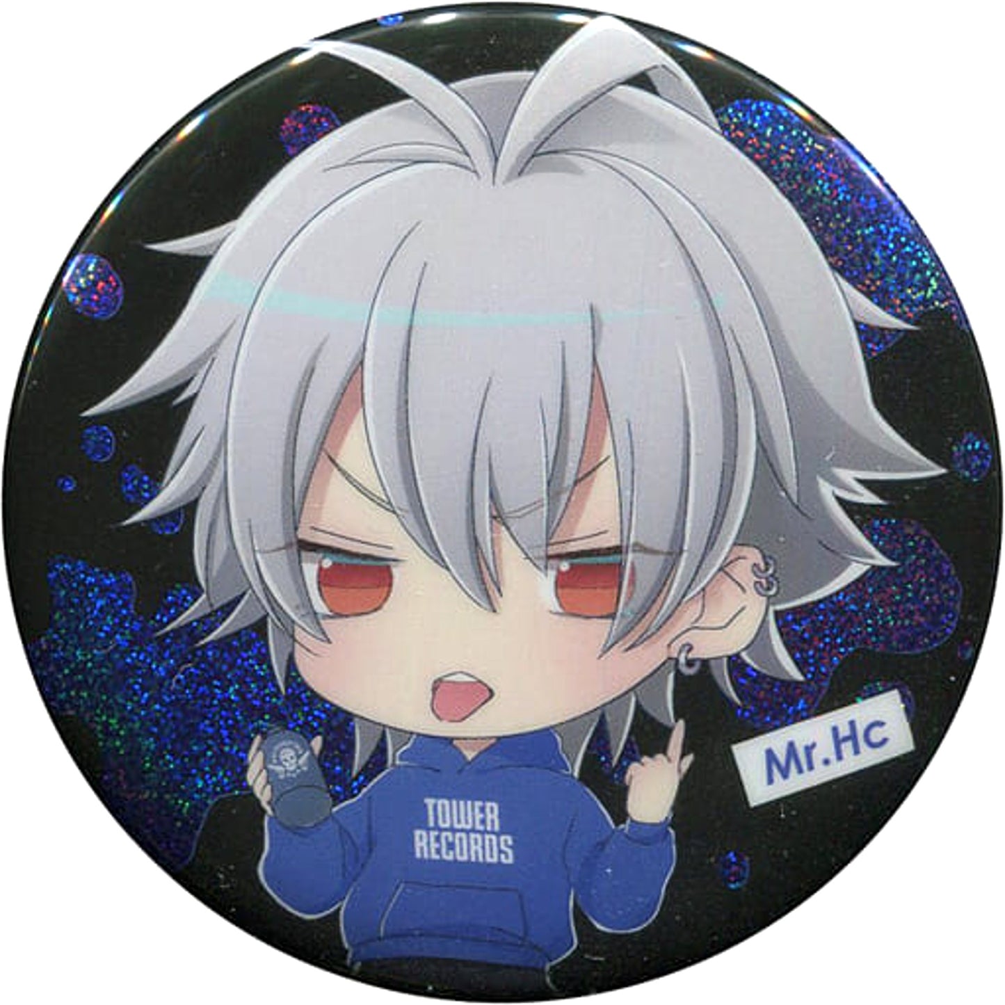 Hypnosis Mic: Division Rap Battle Samatoki Aohitsugi Trading Can Badge Tower Records Limited Buttons [USED]
