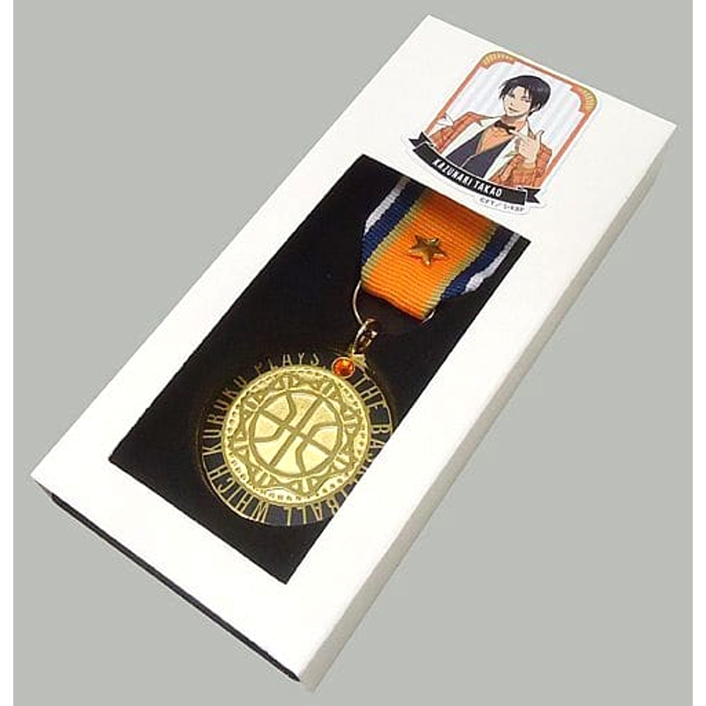 Kazunari Takao Kuroko's Basketball Emblem Badge J-World Collection Sweets Style Ver. Kazunari Takao Limited [USED]