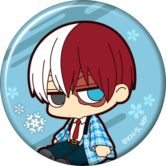 Shoto Todoroki My Hero Academia Chara Badge Collection Yurutto Daruun Warm Hanten [USED]