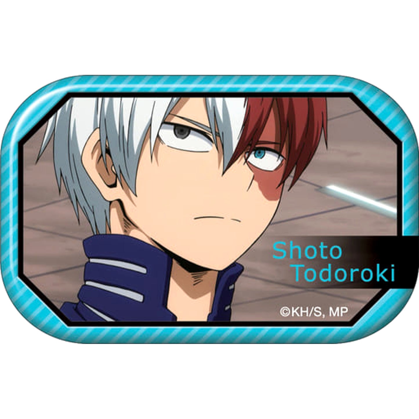 My Hero Academia Shoto Todoroki Character Badge Collection Scene Buttons [USED]