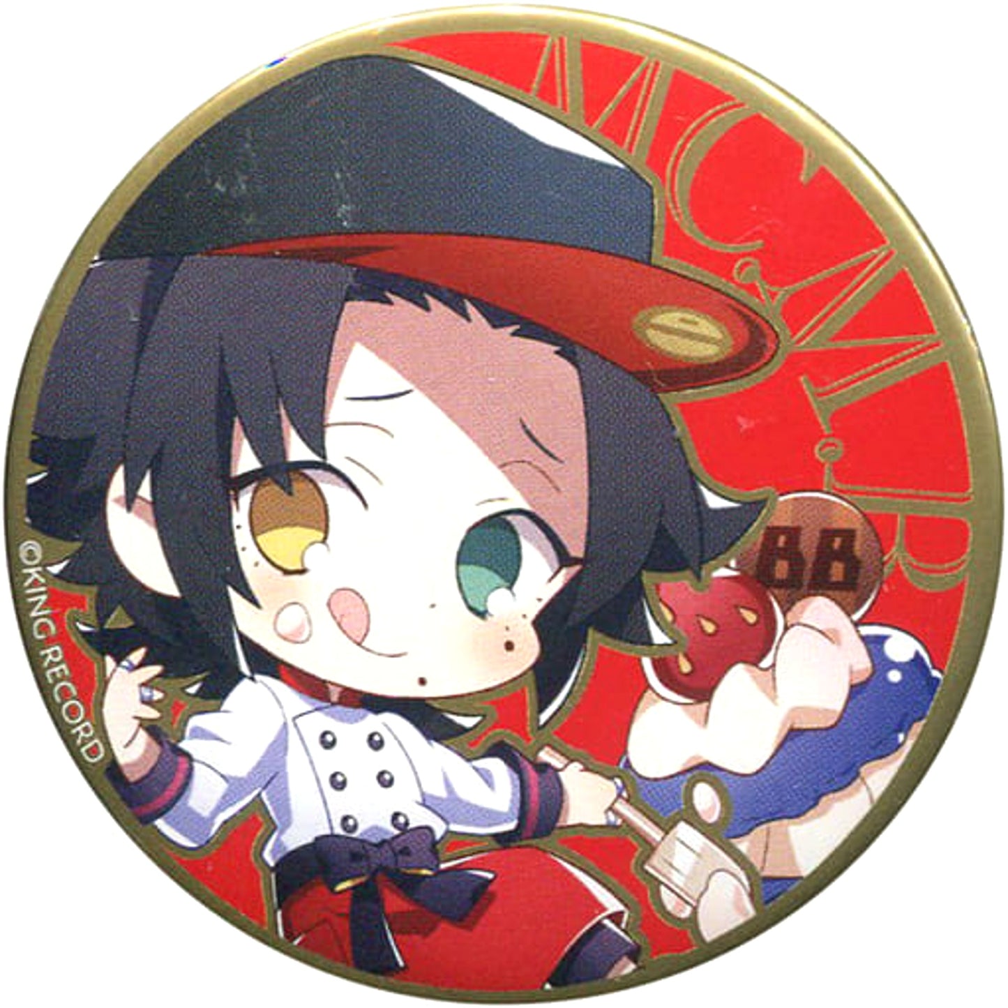 Hypnosis Mic: Division Rap Battle Jiro Yamada Trading Can Badge in Sweets Paradise Round2 Limited Buttons [USED]