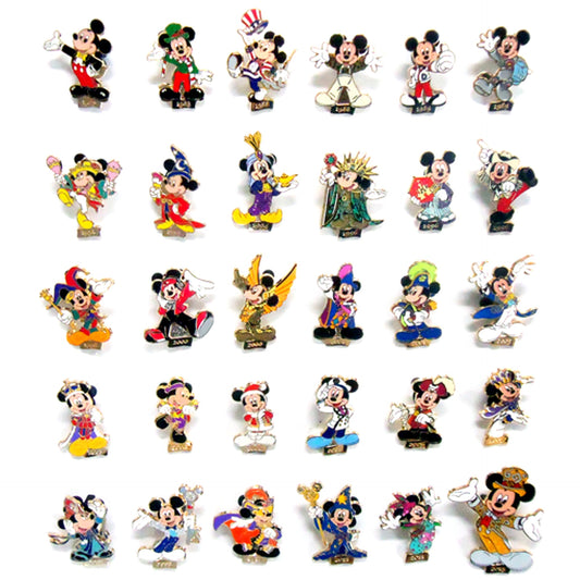 Mickey Mouse Tokyo Disney Resort 30th Anniv The Happiness Year Tokyo Disney Resort Ltd Collectible Pin Set of 30 [USED]