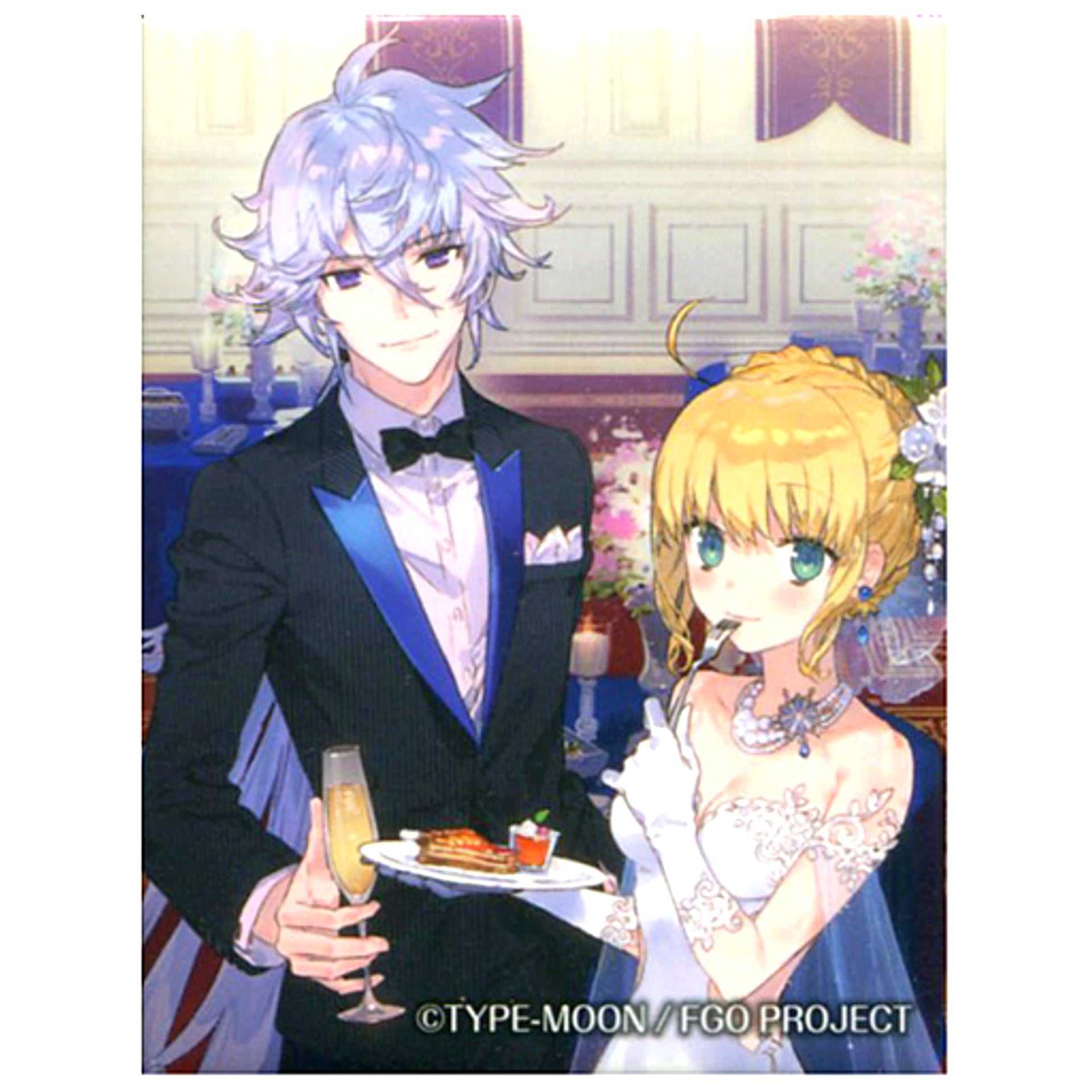 Avalon Celebrate Fate/Grand Order Square Badge Lawson Loppi HMV Limited [USED]