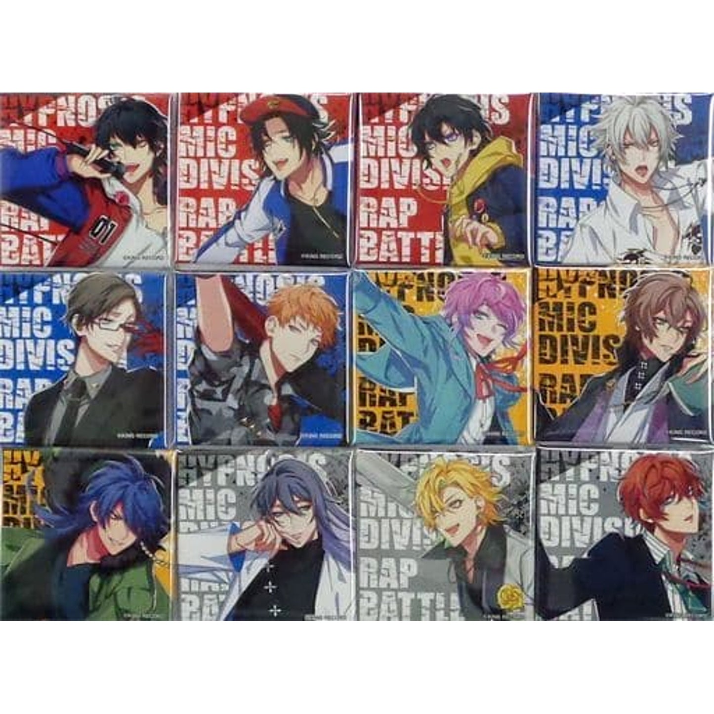 Ichiro Yamada & Others Hypnosis Mic: Division Rap Battle All 12 Types Set Square Button SEGA Limited [USED]