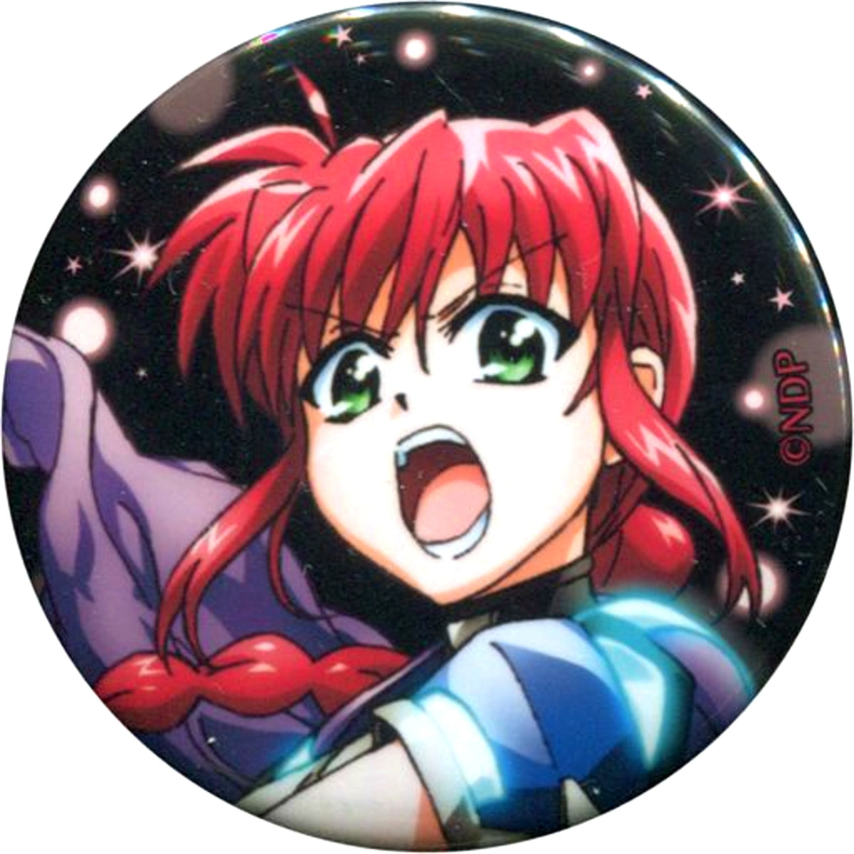 Amitie Florian Magical Girl Lyrical Nanoha Detonation Private Seisho University Affiliated Elementary School Festival Chara Badge Collection Button [USED]