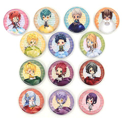 Kamigami no Asobi Tsukito Totsuka & Others Fortune Can Badge animate Girls Festival 2018 Limited All 13 Types Set Buttons [USED]